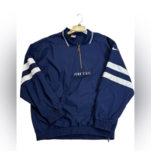 Nike Other - VTG 90s Nike NCAA Penn State Nittany Lions 1/4 Zip Pullover Jacket Adult XL